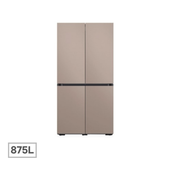 [삼성] 22년형 비스포크 냉장고 4도어 875L 프리스탠딩 새틴토프